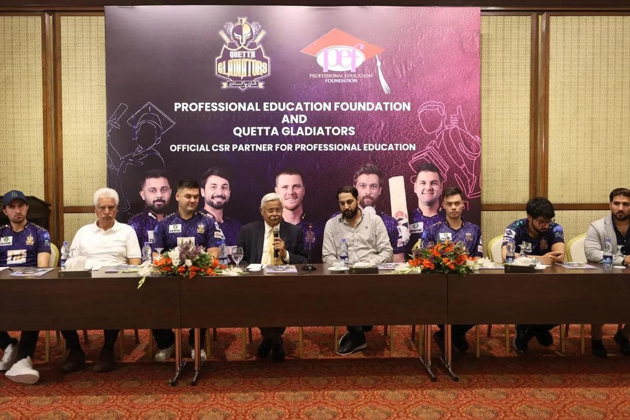 PEF Hosts Inspiring Meet & Greet with Quetta Gladiators